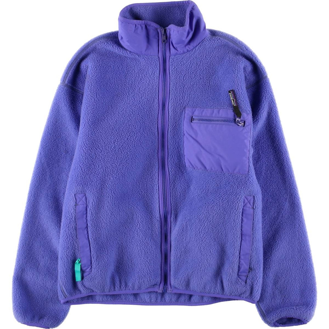 Vintage 80s-90'S Patagonia 25029F9 Fleece Jacket, Made in USA, Women's Size L polyester Purple type blue-purple Vintage Second Hand