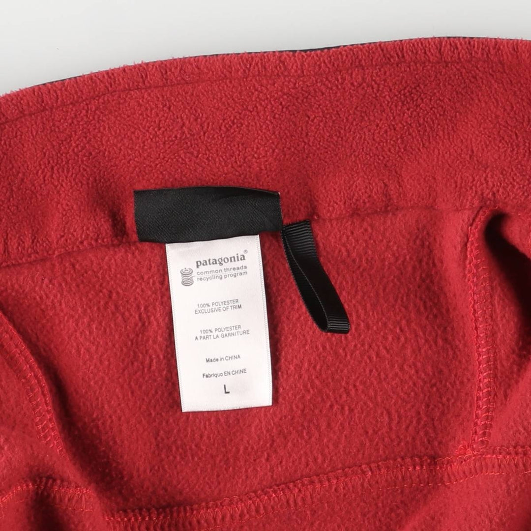 2000'S Patagonia Regulator Fleece Jacket (25661F0), Women's Size L polyester red type Vintage Second Hand