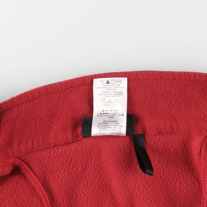 2000'S Patagonia Regulator Fleece Jacket (25661F0), Women's Size L polyester red type Vintage Second Hand