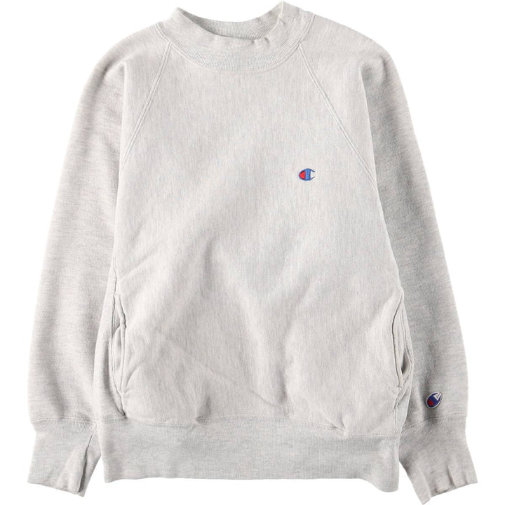 90'S Champion Reverse Weave One-Point Logo Sweatshirt, Made in USA, Men's Size S (Equivalent), Vintage cotton gray type Vintage Second Hand