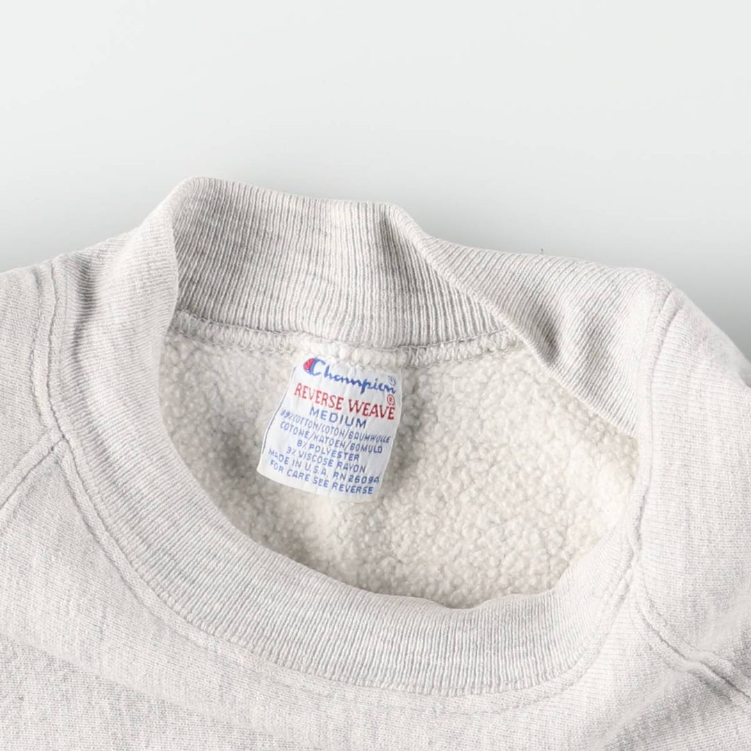 90'S Champion Reverse Weave One-Point Logo Sweatshirt, Made in USA, Men's Size S (Equivalent), Vintage cotton gray type Vintage Second Hand