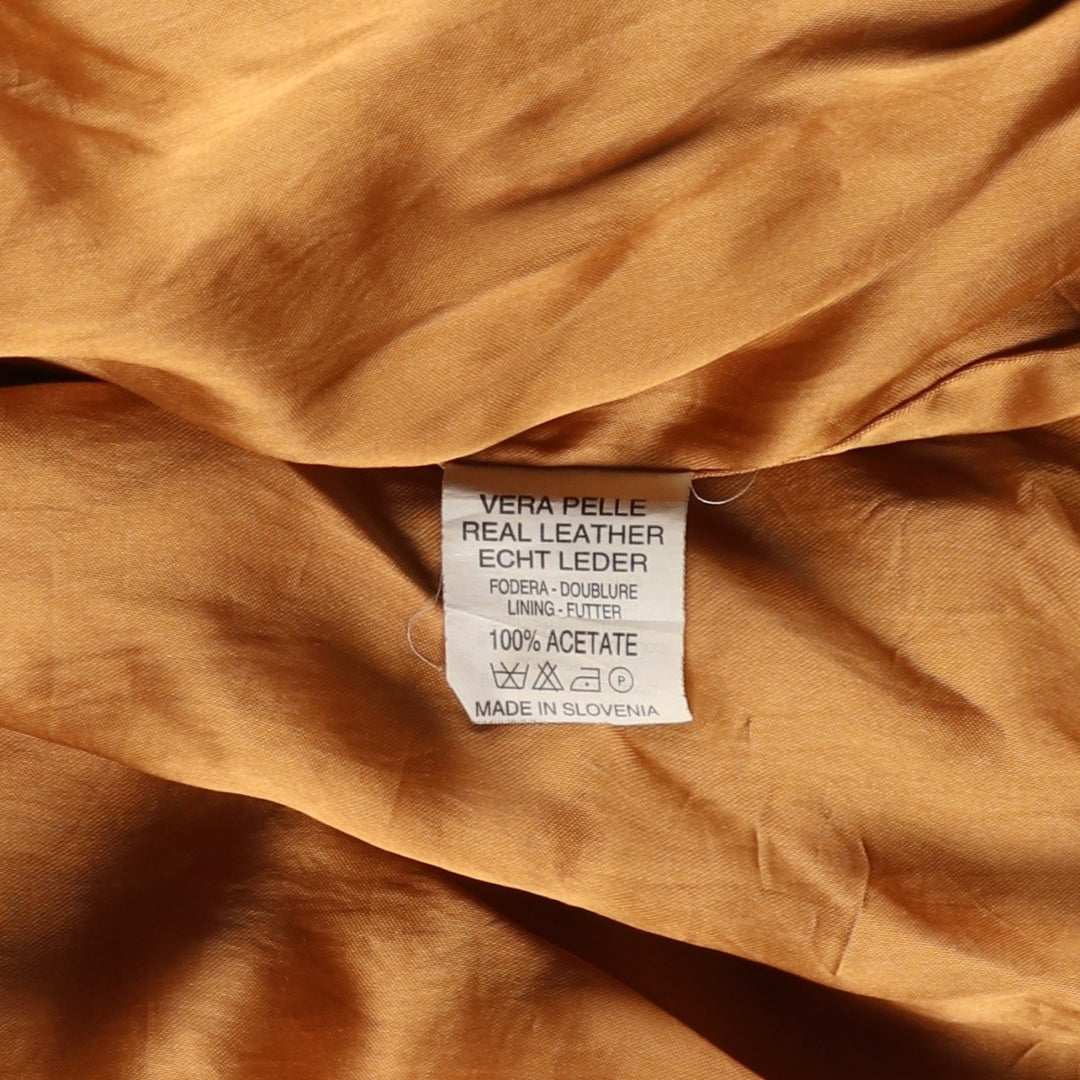 conbipel Harrington Jacket-style Suede Leather Sports Jacket, Men's Size L, Vintage Genuine Leather Suede Leather brown type Vintage Second Hand