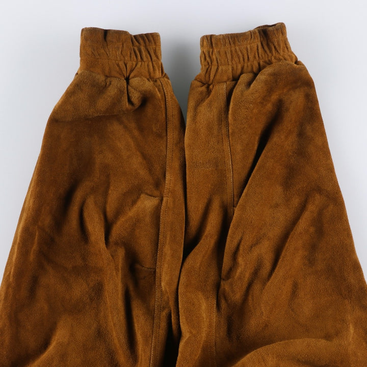 Vintage Leonardo Riva suede leather jacket, size M, men's size M Genuine Leather Suede Leather brown type Vintage Second Hand