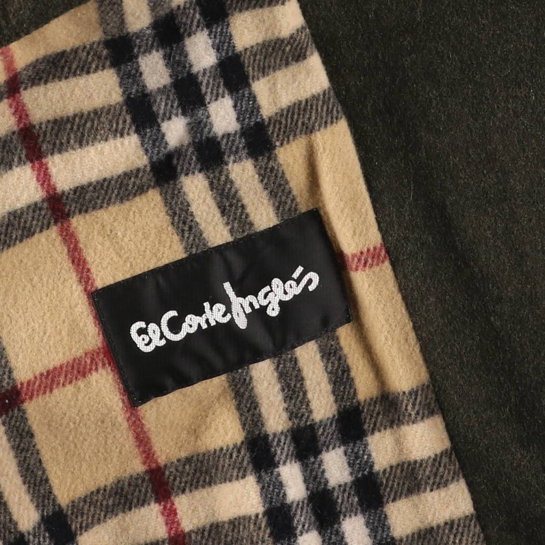 Burberry's BURBERRY LONDON wool half coat, men's size L wool Green type dark green Vintage Second Hand