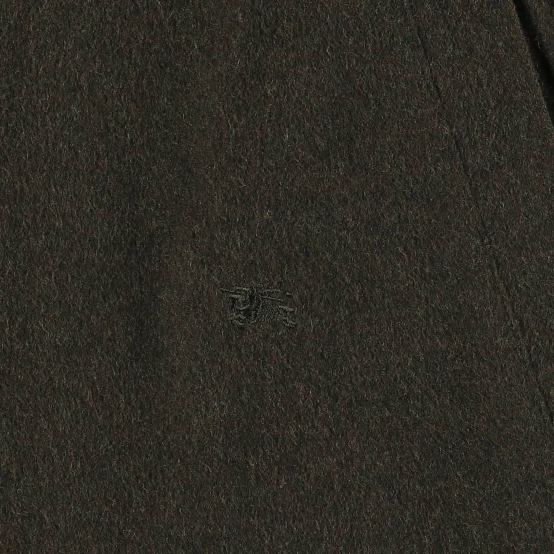 Burberry's BURBERRY LONDON wool half coat, men's size L wool Green type dark green Vintage Second Hand