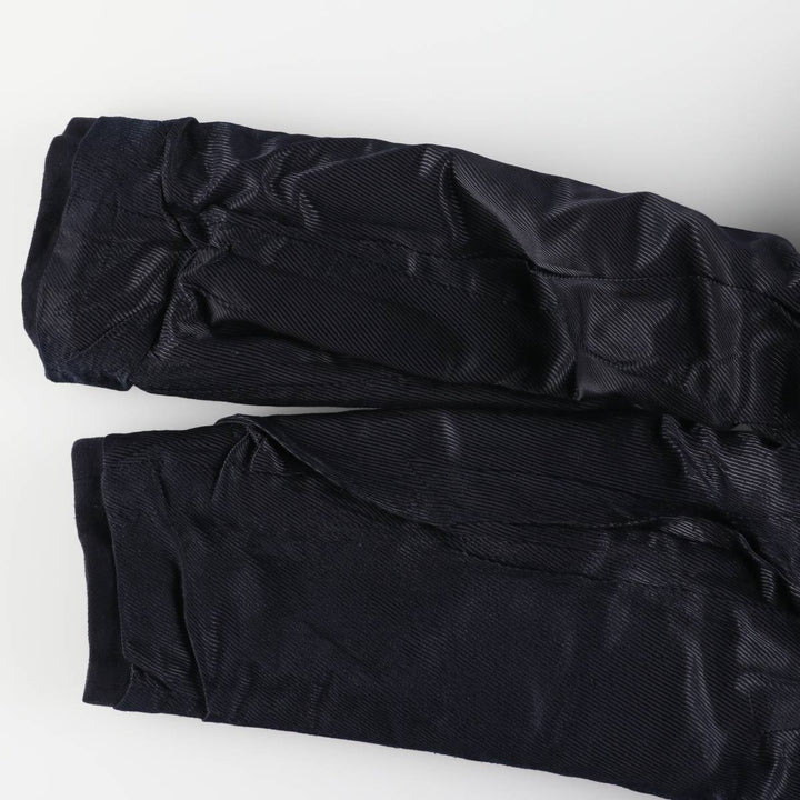 Burberry's wool half coat, made in Spain, size 5 (men's size L) wool navy blue type Vintage Second Hand