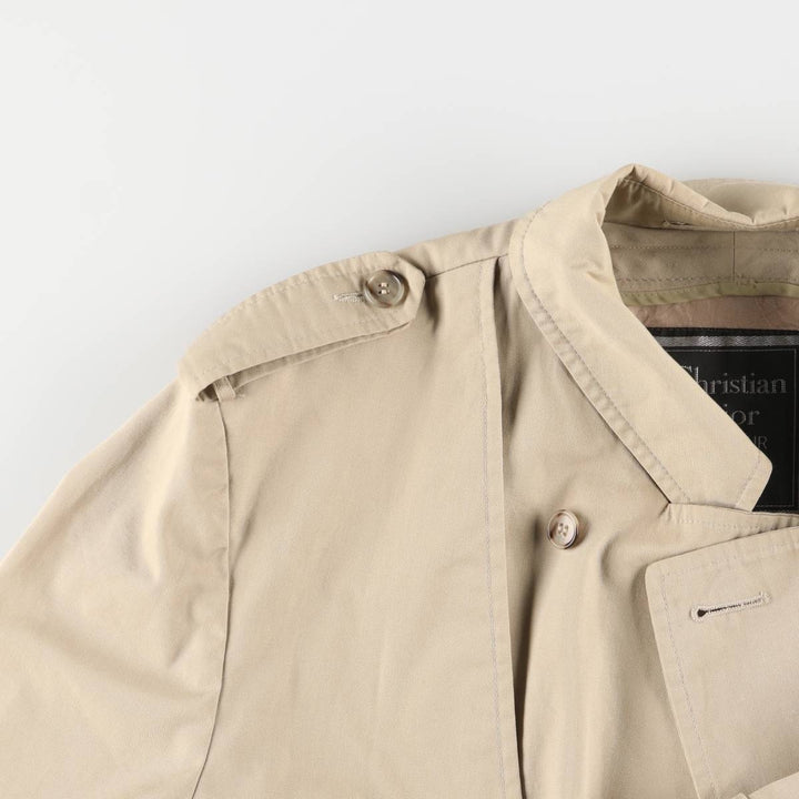 Christian Dior MONSIEUR trench coat, men's size L polyester Beige type Vintage Second Hand