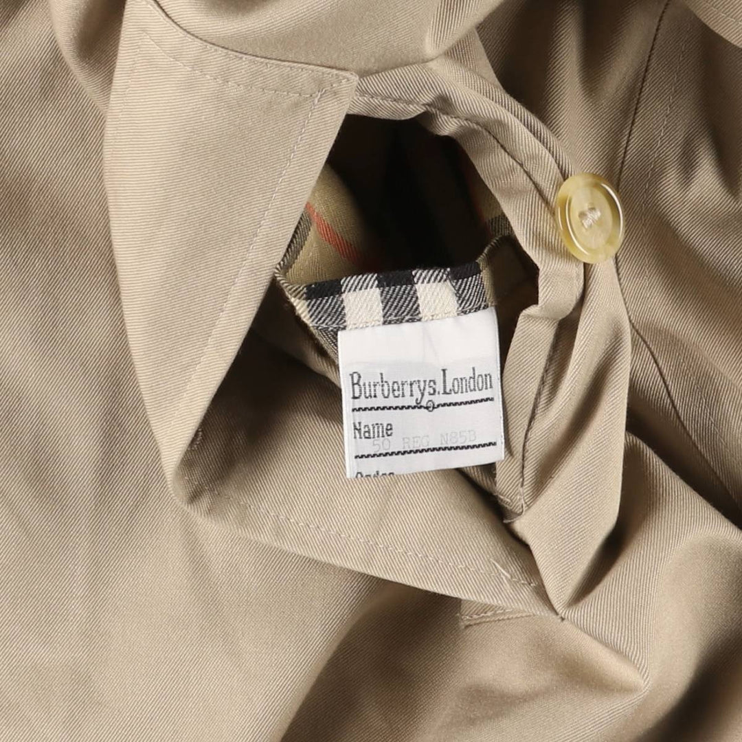 Burberry's Burberrys of London trench coat, made in England, size L cotton Beige type Vintage Second Hand