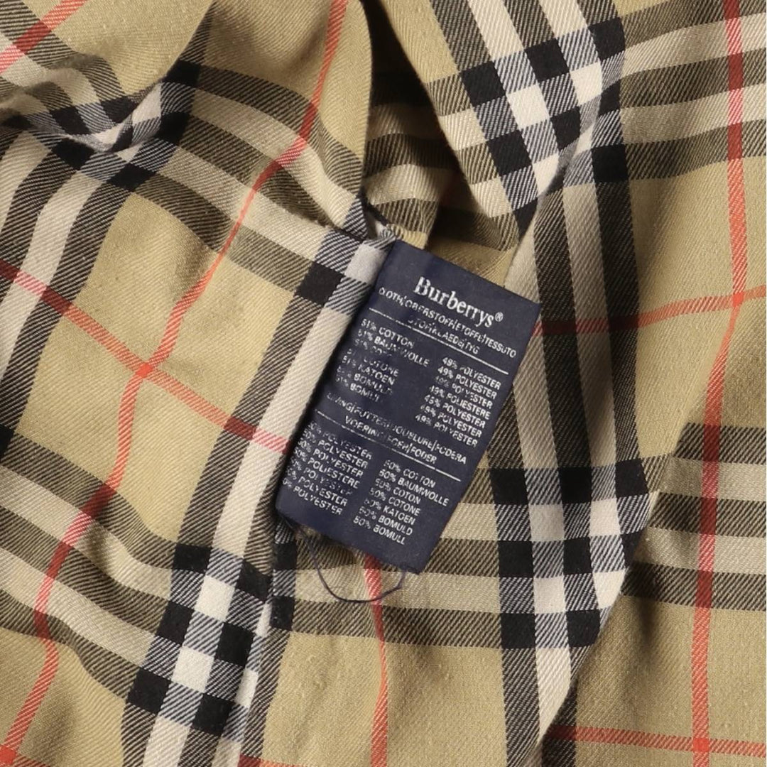Burberry's Burberrys of London trench coat, made in England, size L cotton Beige type Vintage Second Hand