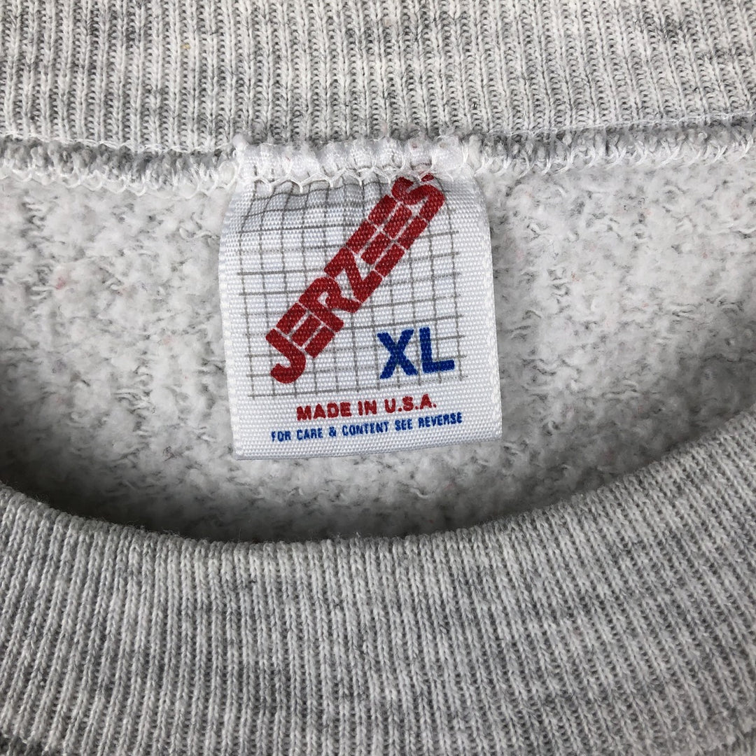 80s-90'S Jerseys Marsh and McLennan Advertising Sweatshirt, Made in USA, Men's Size XL cotton gray type Vintage Second Hand