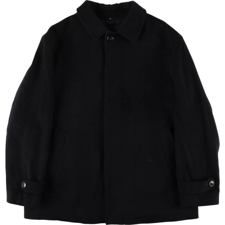 Burberry's BURBERRY LONDON wool half coat, men's size XXL wool navy blue type Vintage Second Hand