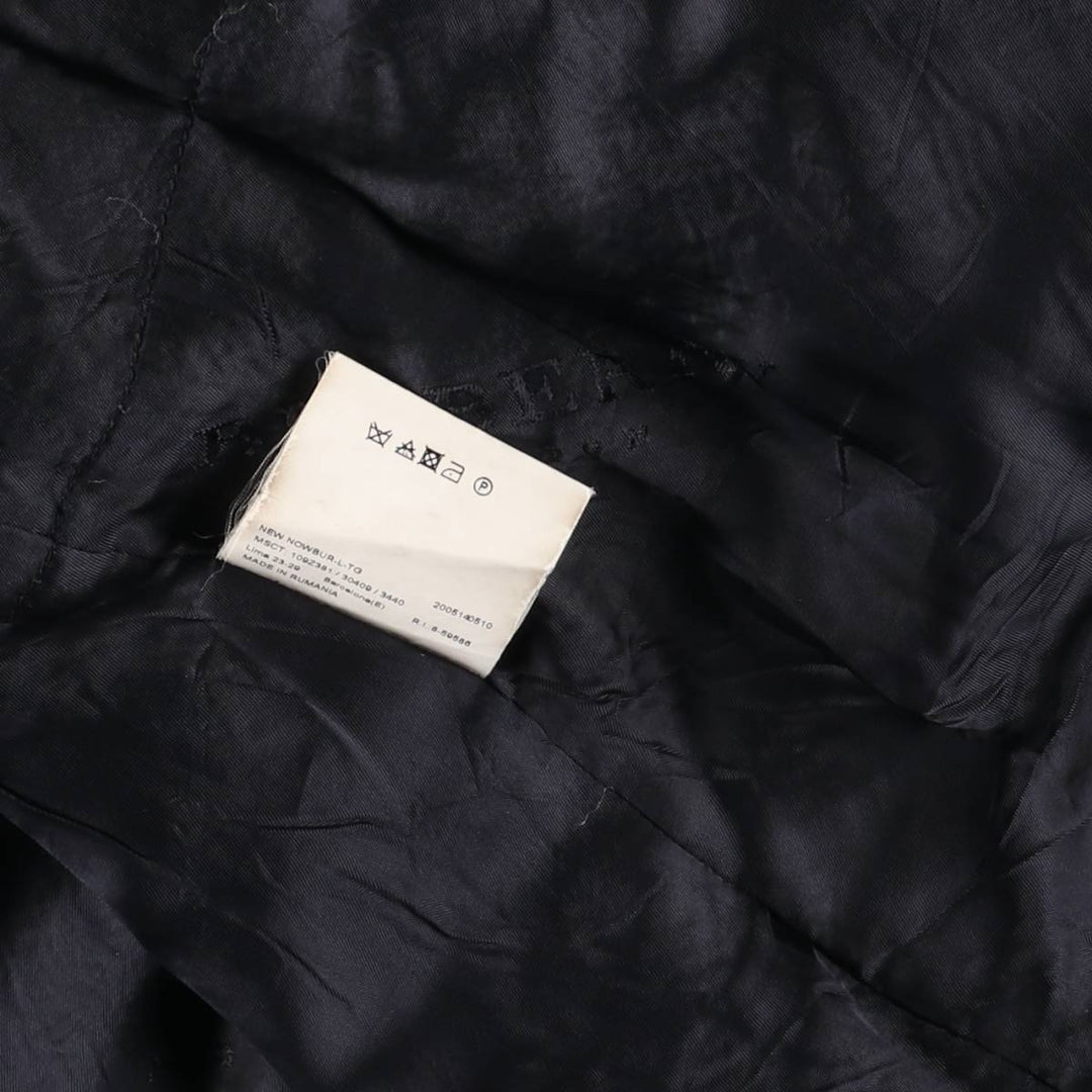 Burberry's BURBERRY LONDON wool half coat, men's size XXL wool navy blue type Vintage Second Hand