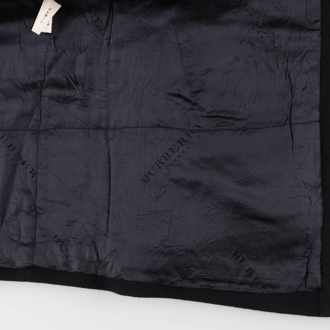 Burberry's BURBERRY LONDON wool half coat, men's size XXL wool navy blue type Vintage Second Hand