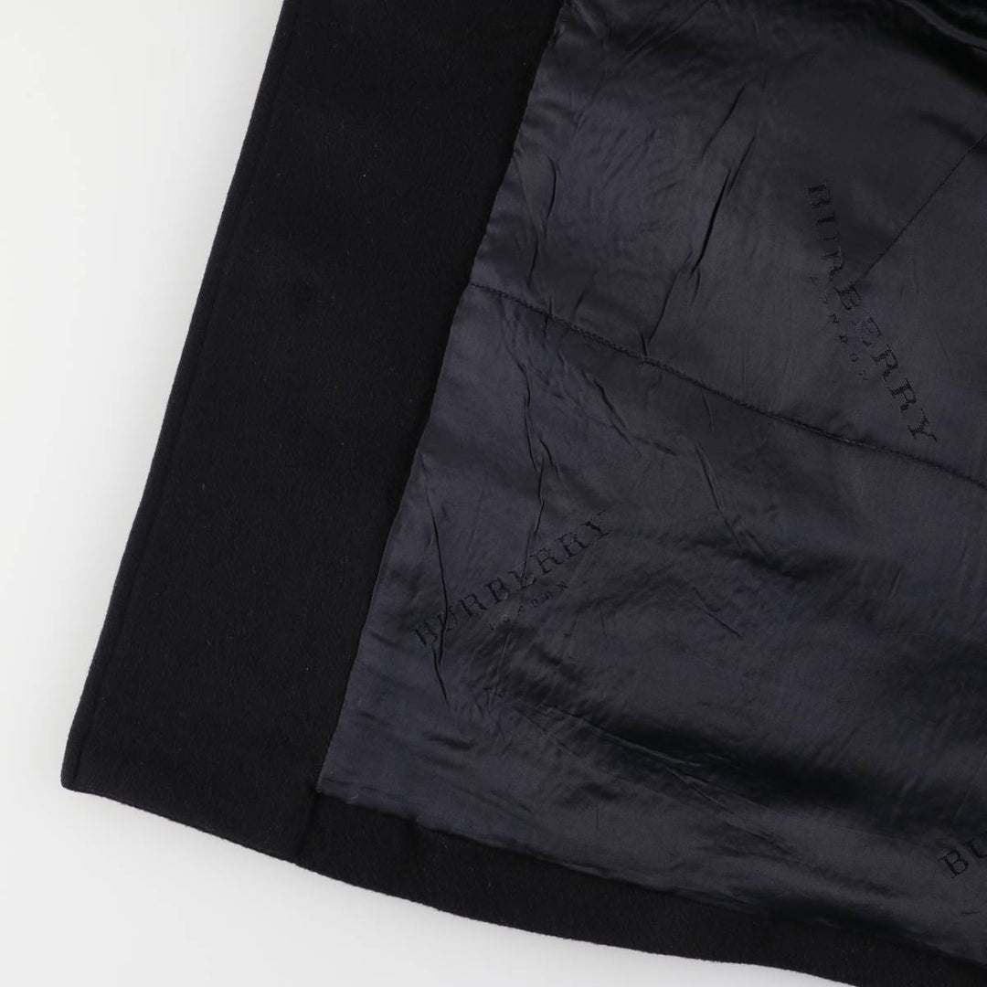 Burberry's BURBERRY LONDON wool half coat, men's size XXL wool navy blue type Vintage Second Hand