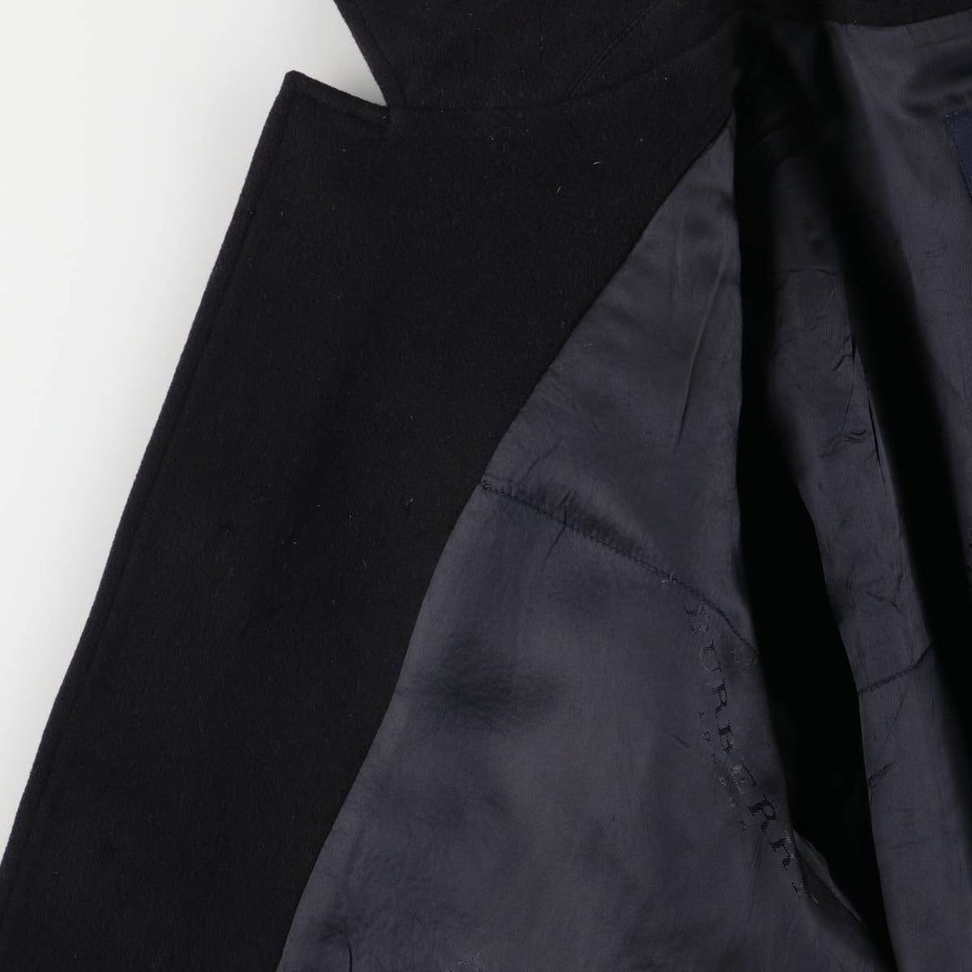 Burberry's BURBERRY LONDON wool half coat, men's size XXL wool navy blue type Vintage Second Hand