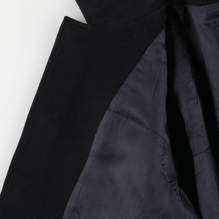 Burberry's BURBERRY LONDON wool half coat, men's size XXL wool navy blue type Vintage Second Hand