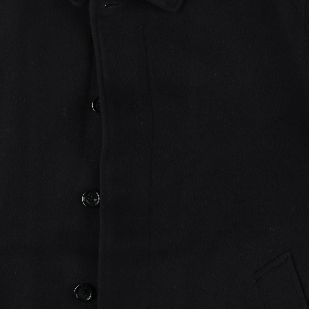 Burberry's BURBERRY LONDON wool half coat, men's size XXL wool navy blue type Vintage Second Hand