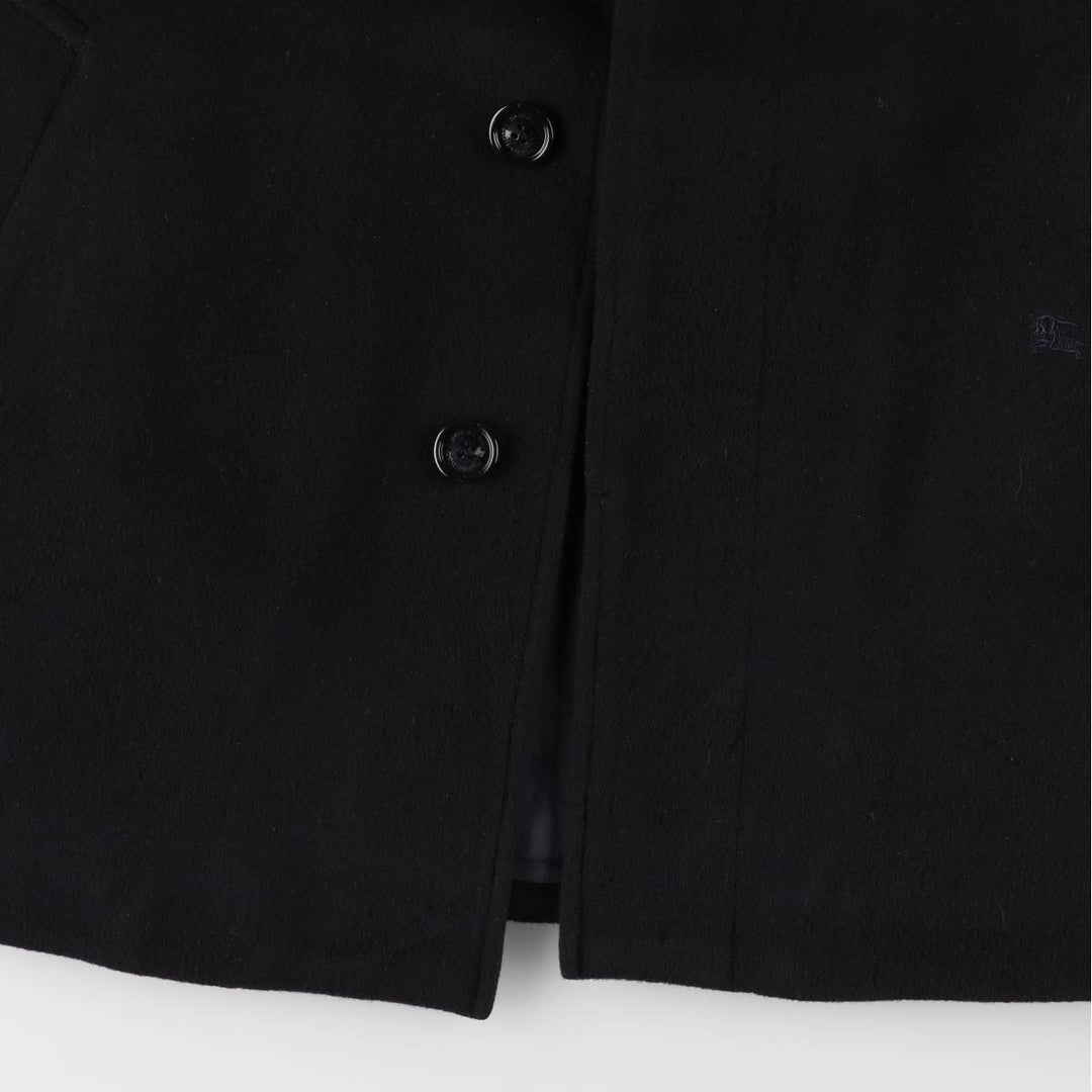 Burberry's BURBERRY LONDON wool half coat, men's size XXL wool navy blue type Vintage Second Hand