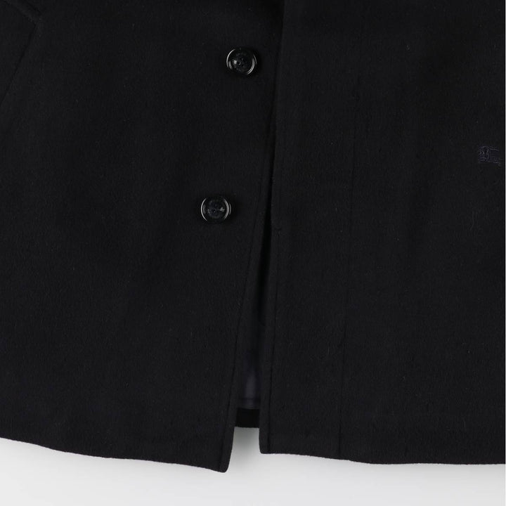 Burberry's BURBERRY LONDON wool half coat, men's size XXL wool navy blue type Vintage Second Hand