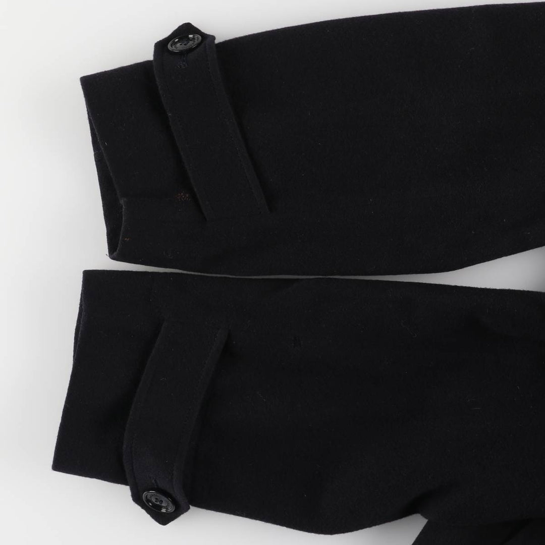 Burberry's BURBERRY LONDON wool half coat, men's size XXL wool navy blue type Vintage Second Hand