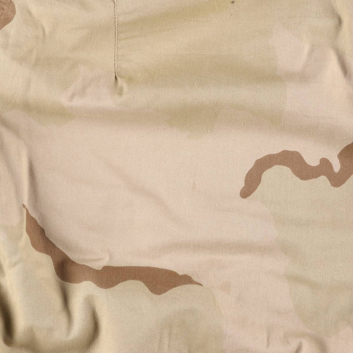 Alpha MA-1 Type Camouflage Pattern 3C Desert Camo Padded Military Flight Jacket, Made in USA, Men's Size XL polyester Khaki type brown Vintage Second Hand