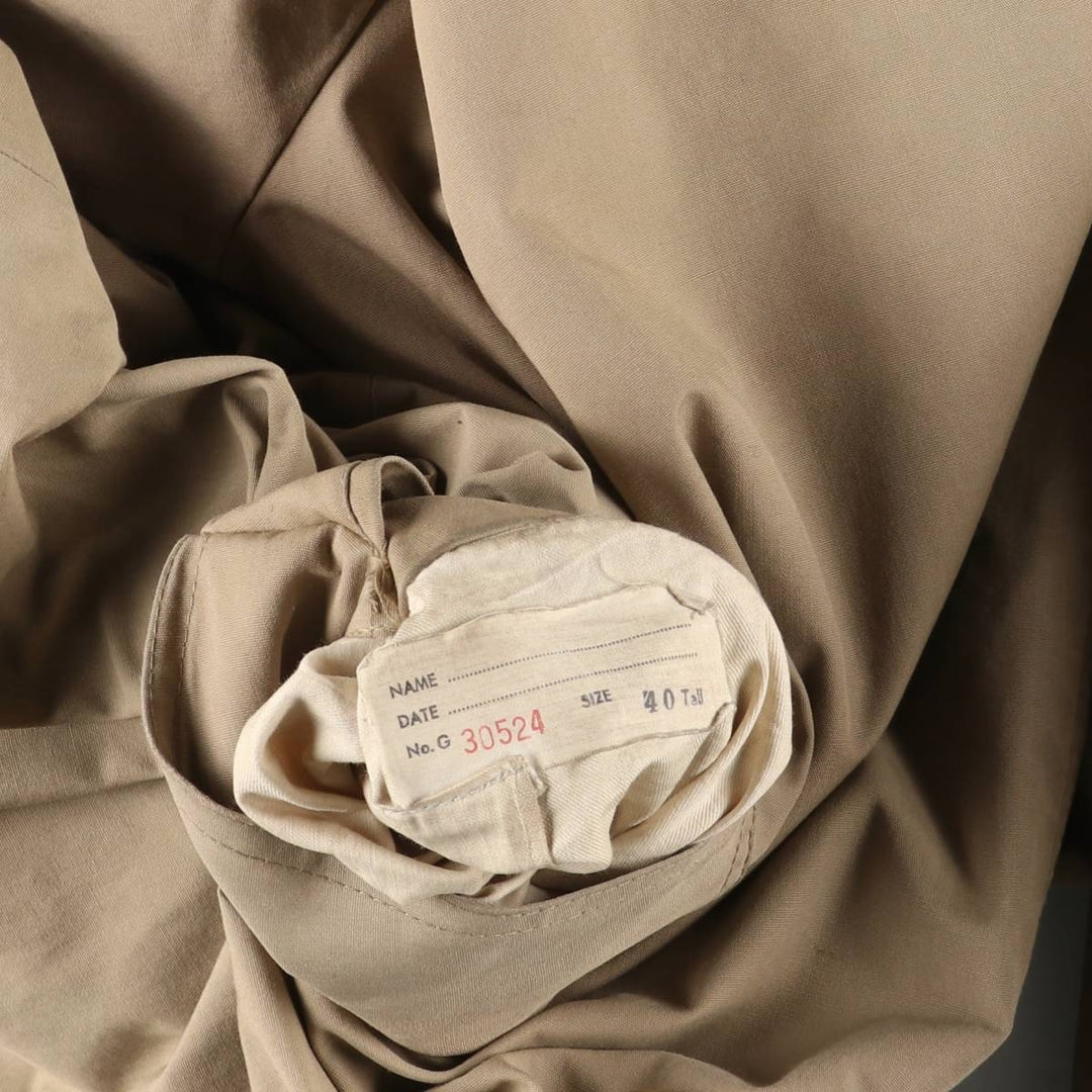 Aquascutum Balmacaan Coat, Made in Canada, Men's Size M cotton Beige type Vintage Second Hand