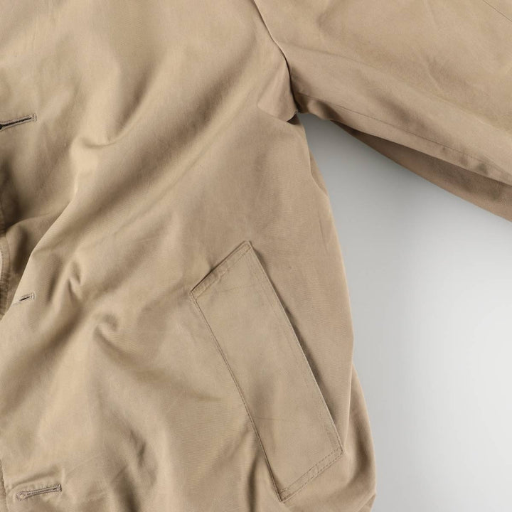 Aquascutum Balmacaan Coat, Made in Canada, Men's Size M cotton Beige type Vintage Second Hand