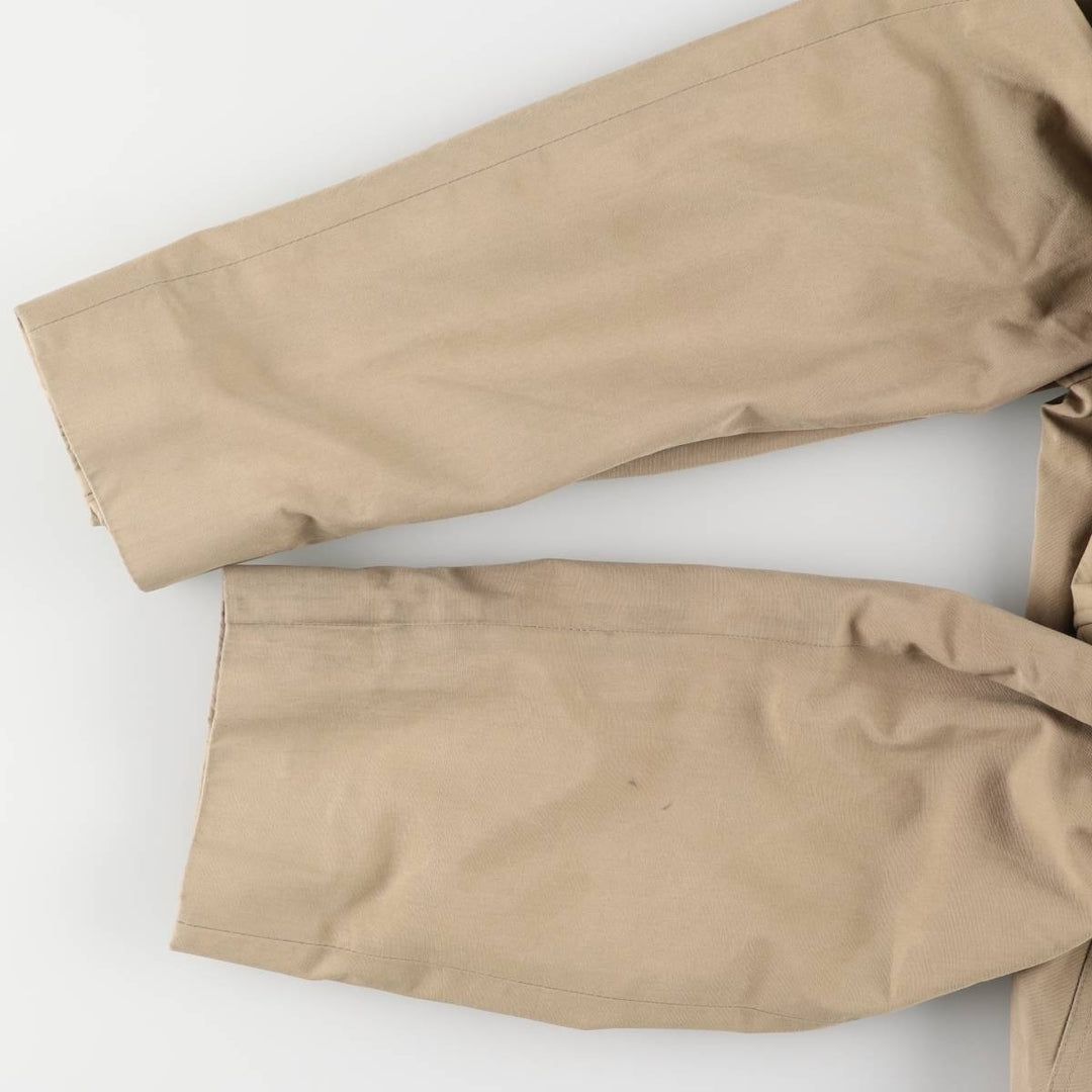 Aquascutum Balmacaan Coat, Made in Canada, Men's Size M cotton Beige type Vintage Second Hand