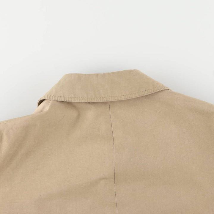 Aquascutum Balmacaan Coat, Made in Canada, Men's Size M cotton Beige type Vintage Second Hand