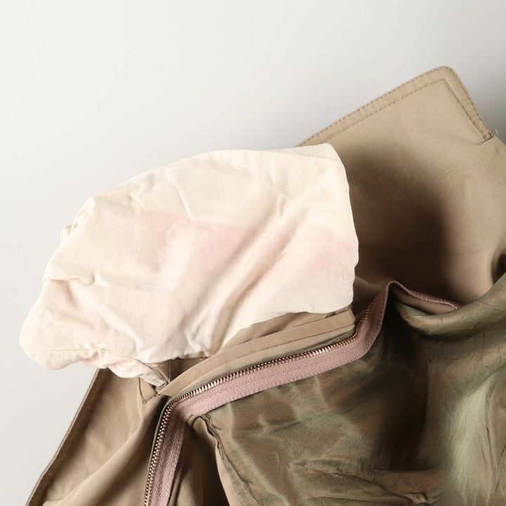 Aquascutum Balmacaan Coat, Made in Canada, Men's Size M cotton Beige type Vintage Second Hand