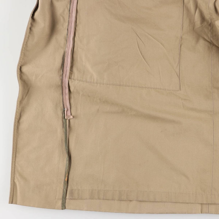 Aquascutum Balmacaan Coat, Made in Canada, Men's Size M cotton Beige type Vintage Second Hand