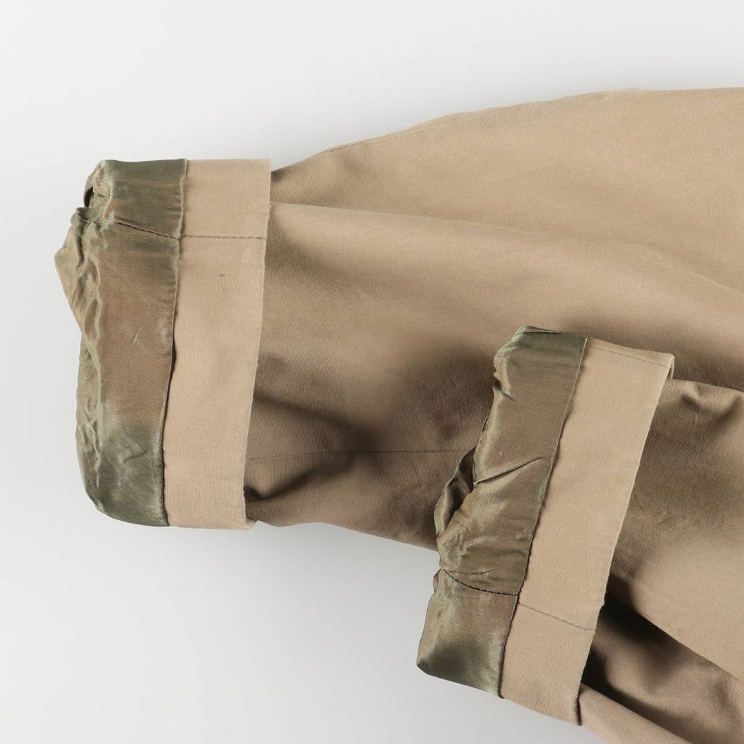 Aquascutum Balmacaan Coat, Made in Canada, Men's Size M cotton Beige type Vintage Second Hand