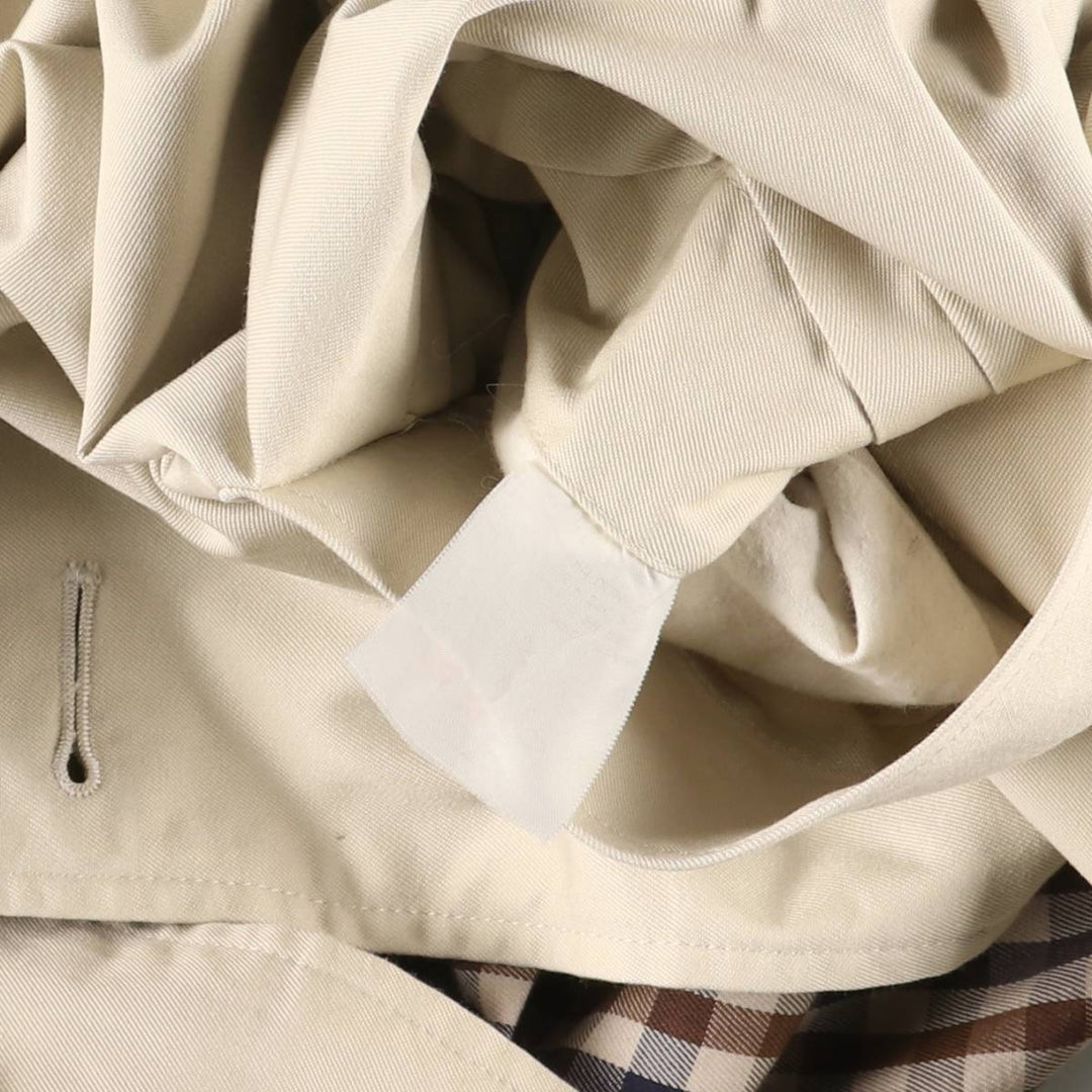 Aquascutum Balmacaan Coat, Made in England, Men's XXL unclear Beige type Vintage Second Hand