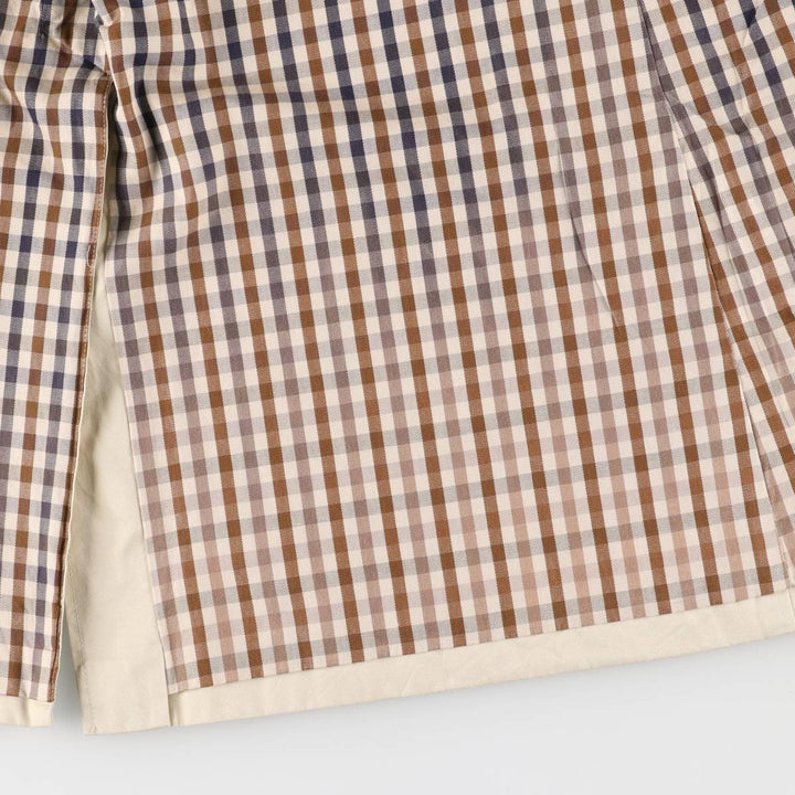 Aquascutum Balmacaan Coat, Made in England, Men's XXL unclear Beige type Vintage Second Hand