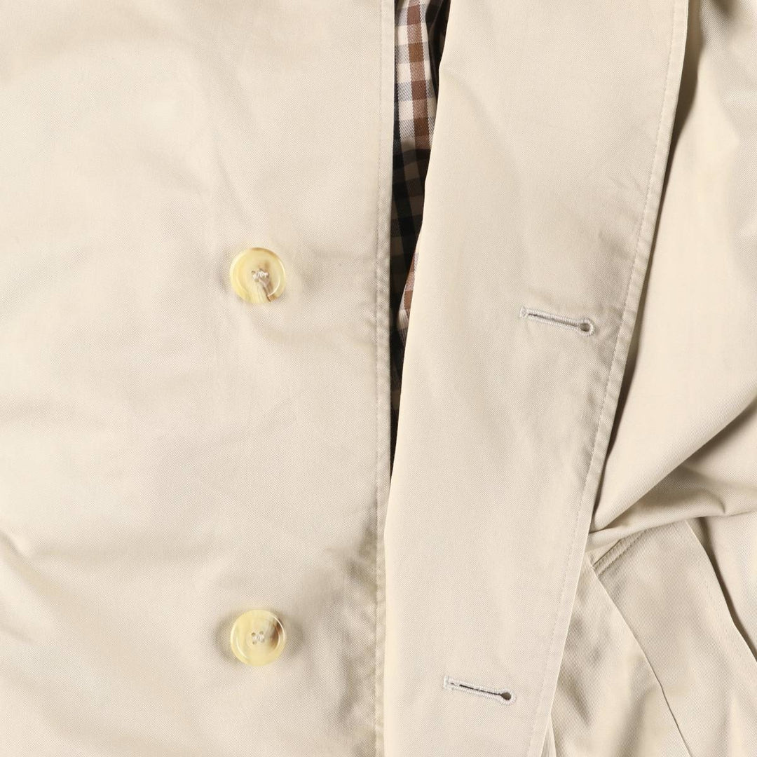 Aquascutum Balmacaan Coat, Made in England, Men's XXL unclear Beige type Vintage Second Hand