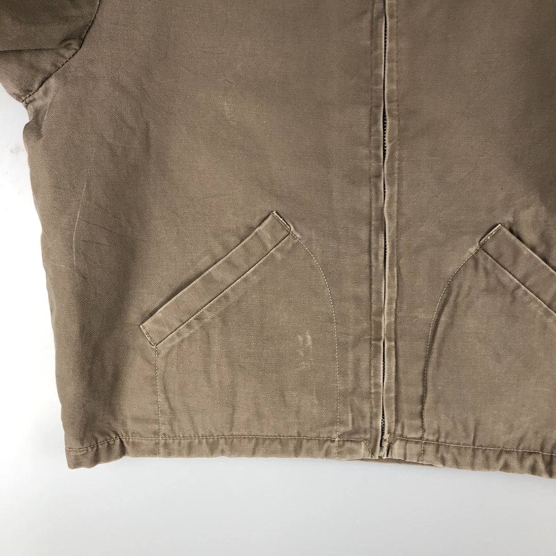 Vintage 1970'S Penney's BIGMAC padded work jacket, men's size L unclear Khaki type beige Vintage Second Hand