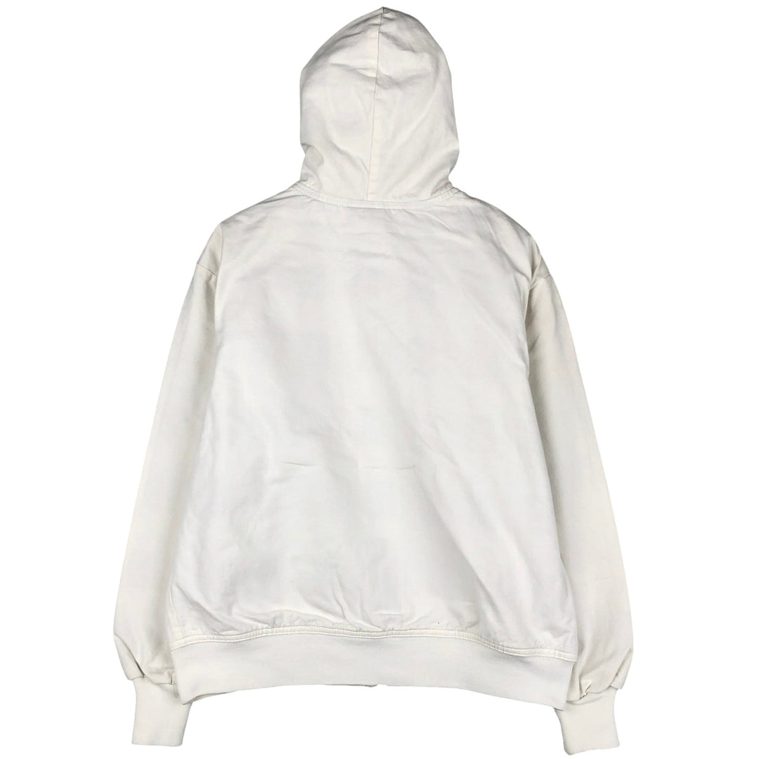 90'S Dickies Sherwin Williams Active Jacket with Hood, Men's Size L unclear white type Vintage Second Hand