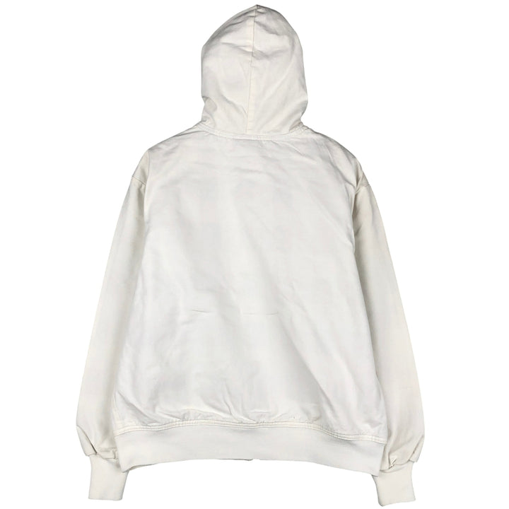 90'S Dickies Sherwin Williams Active Jacket with Hood, Men's Size L unclear white type Vintage Second Hand