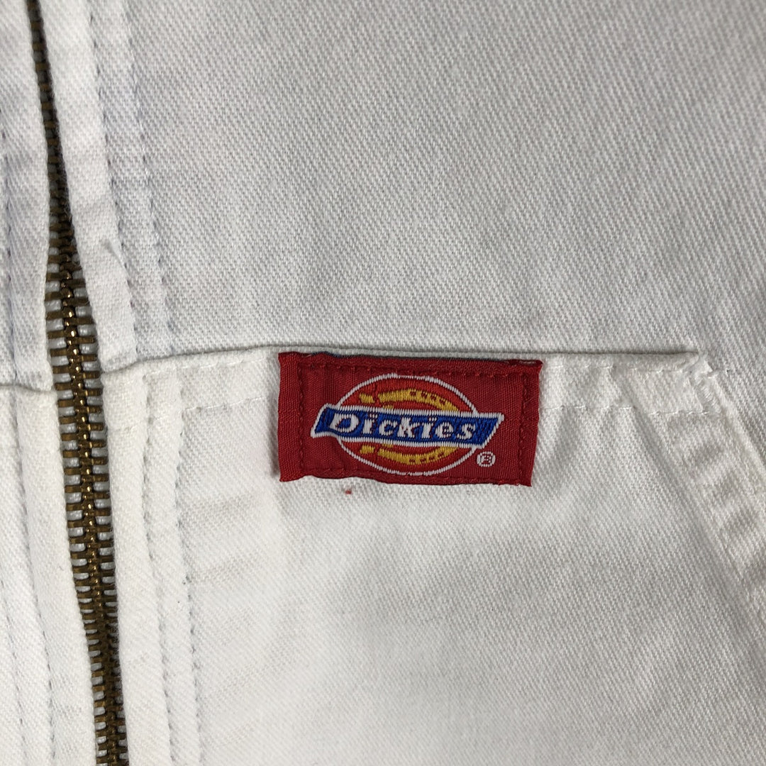 90'S Dickies Sherwin Williams Active Jacket with Hood, Men's Size L unclear white type Vintage Second Hand