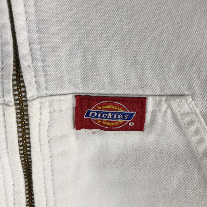 90'S Dickies Sherwin Williams Active Jacket with Hood, Men's Size L unclear white type Vintage Second Hand