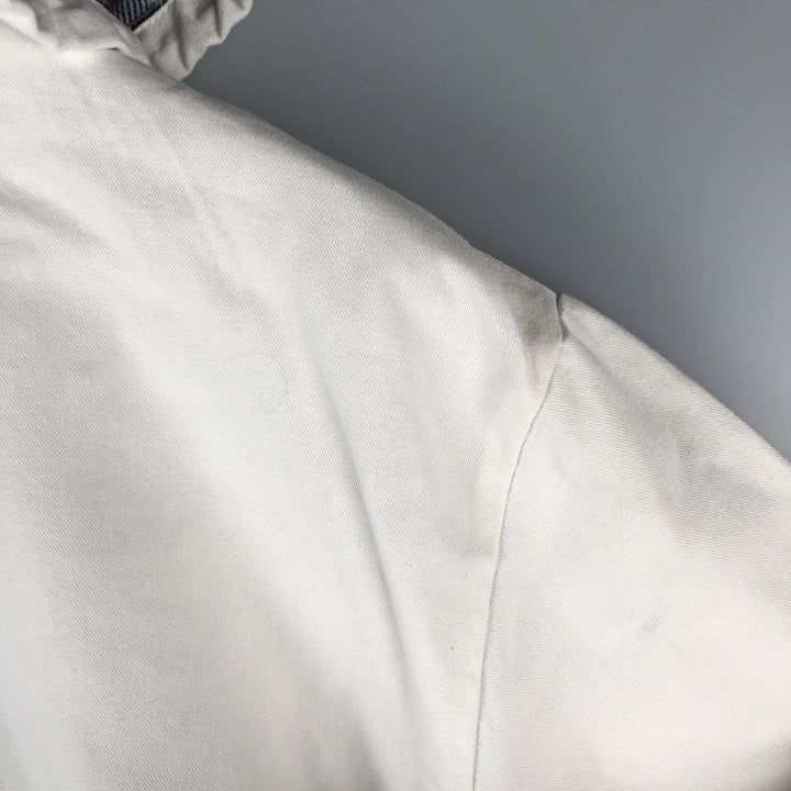 90'S Dickies Sherwin Williams Active Jacket with Hood, Men's Size L unclear white type Vintage Second Hand