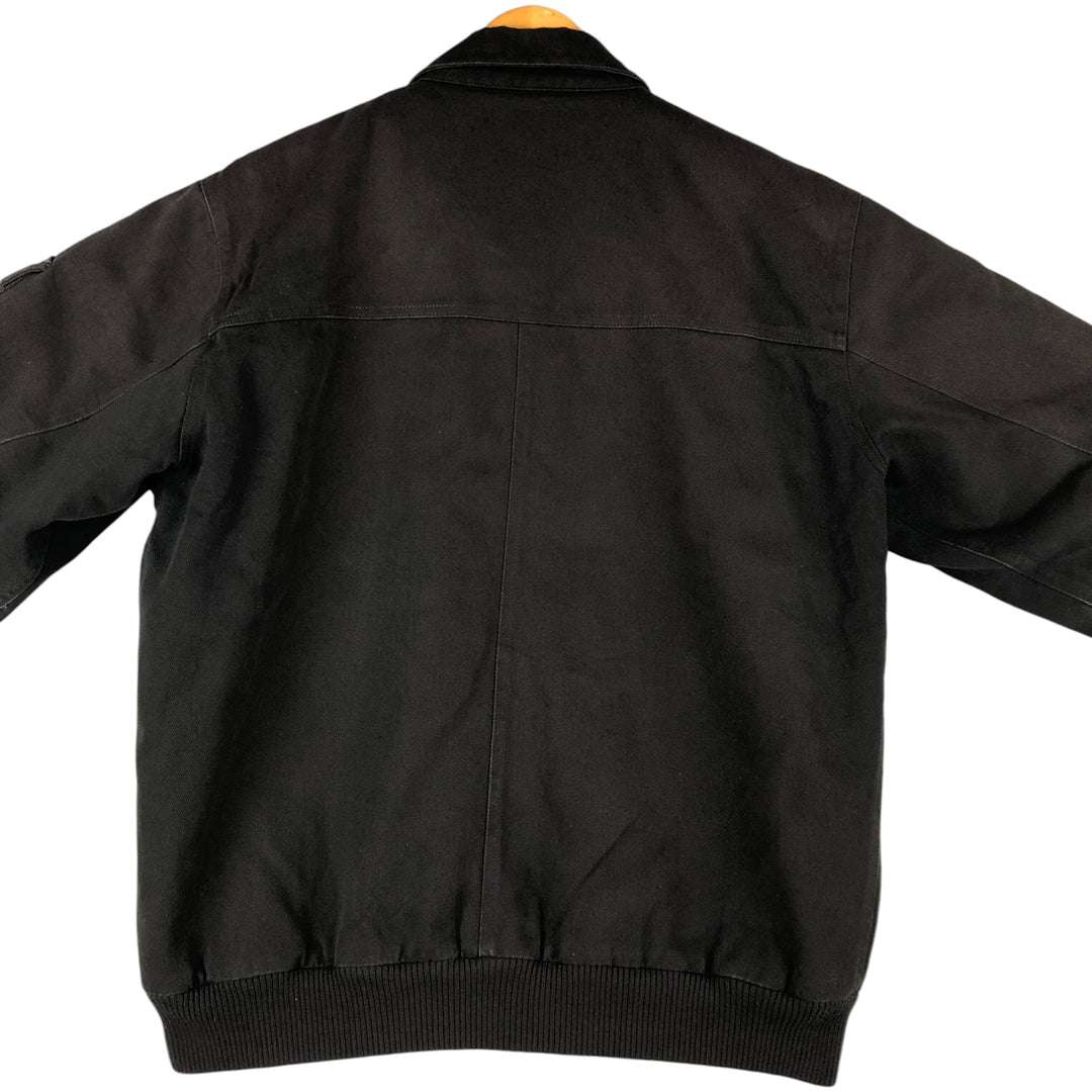 Ben Davis padded work jacket, size L, men's cotton black type Vintage Second Hand