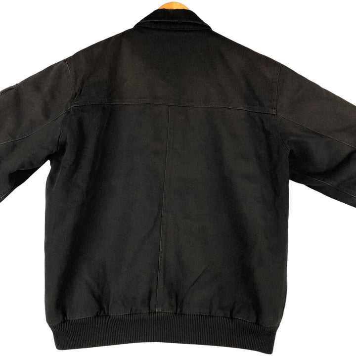 Ben Davis padded work jacket, size L, men's cotton black type Vintage Second Hand