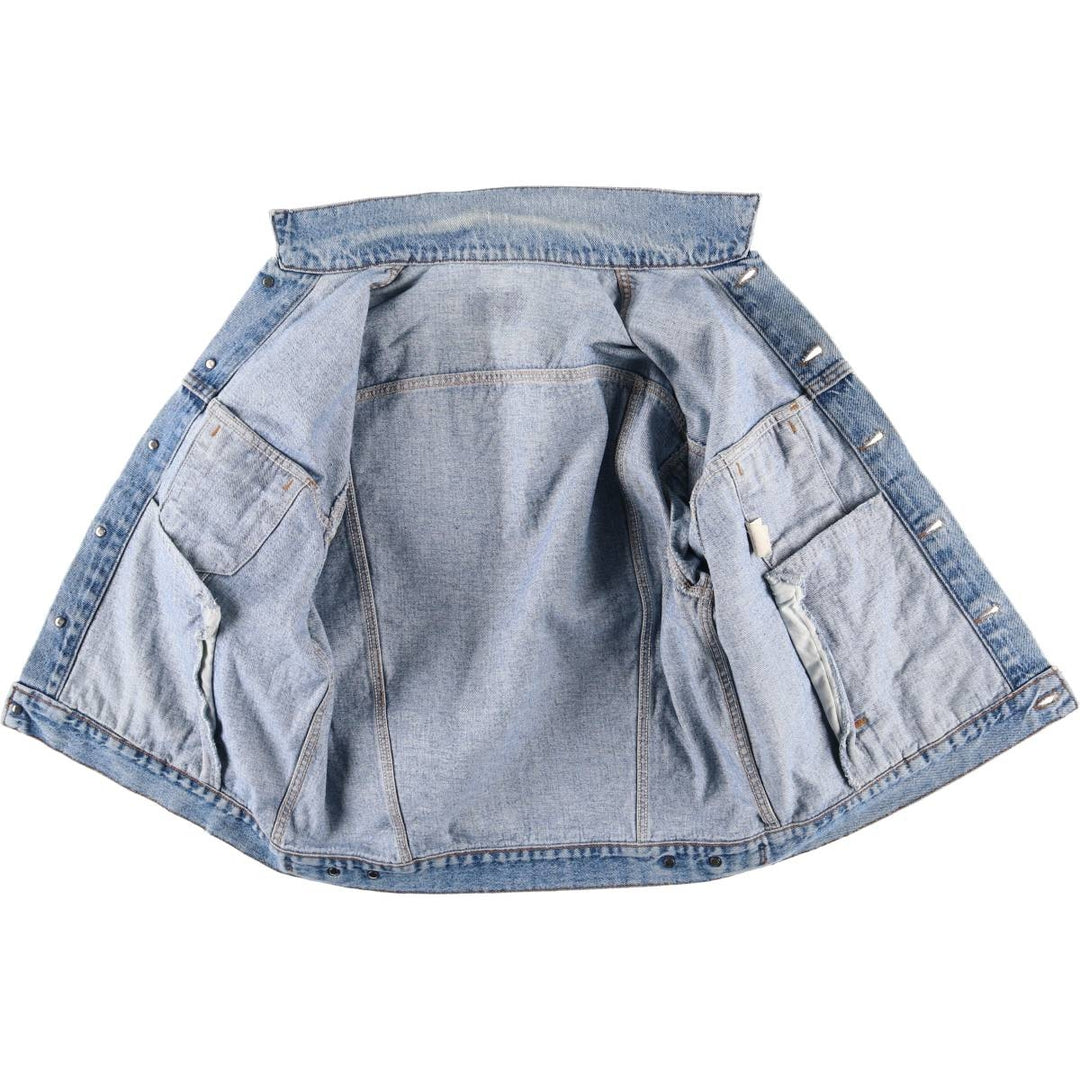 90'S Levi's 70507-4890 denim jacket, denim jacket, made in the USA, men's size L, vintage cotton blue type Vintage Second Hand