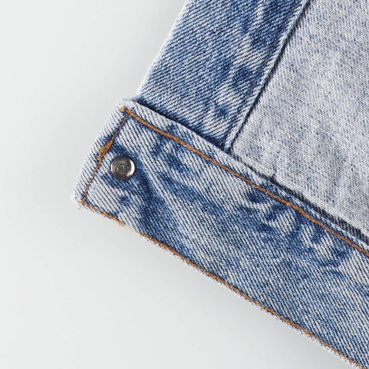 90'S Levi's 70507-4890 denim jacket, denim jacket, made in the USA, men's size L, vintage cotton blue type Vintage Second Hand
