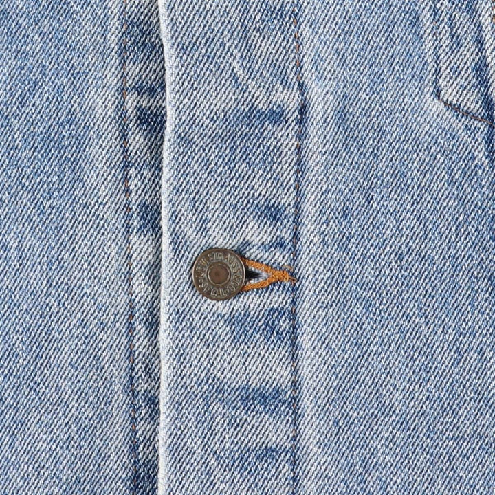 90'S Levi's 70507-4890 denim jacket, denim jacket, made in the USA, men's size L, vintage cotton blue type Vintage Second Hand