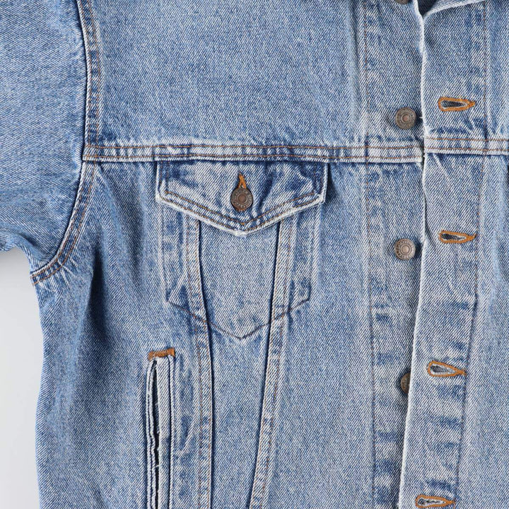 90'S Levi's 70507-4890 denim jacket, denim jacket, made in the USA, men's size L, vintage cotton blue type Vintage Second Hand