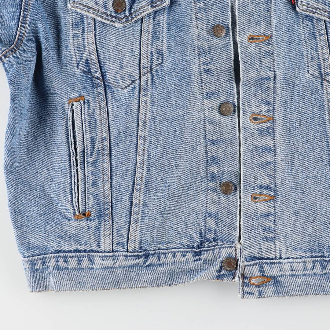 90'S Levi's 70507-4890 denim jacket, denim jacket, made in the USA, men's size L, vintage cotton blue type Vintage Second Hand