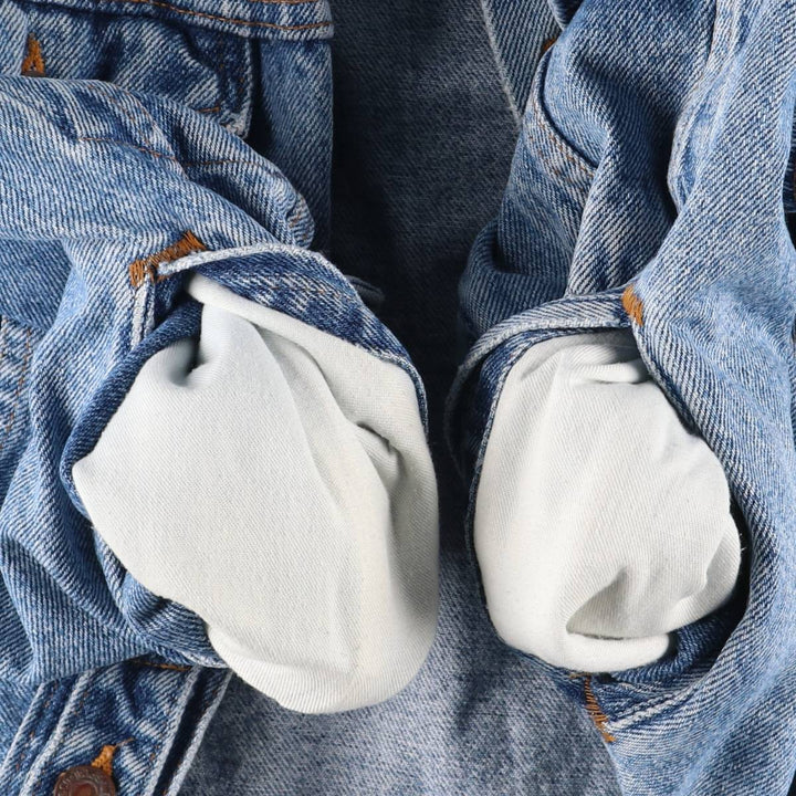 90'S Levi's 70507-4890 denim jacket, denim jacket, made in the USA, men's size L, vintage cotton blue type Vintage Second Hand