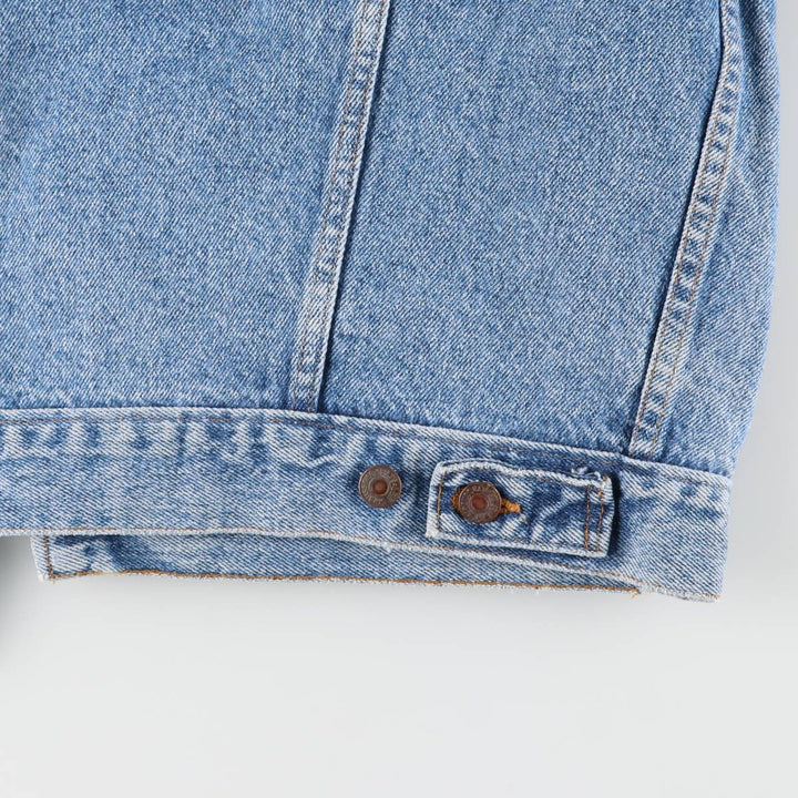 90'S Levi's 70507-4890 denim jacket, denim jacket, made in the USA, men's size L, vintage cotton blue type Vintage Second Hand